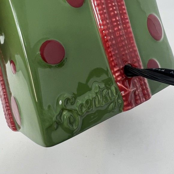 Scentsy All Wrapped Up Retired Wax Warmer Full Size Holiday Collection 2010 - Picture 7 of 8